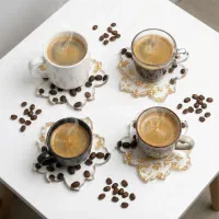 زیر لیوانی رزین|صنایع دستی و سایر لوازم تزئینی|کیش, |دیوار