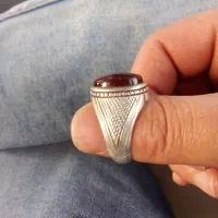 انگشتر نقره مردانه