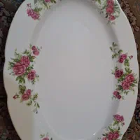 دیس و پیش دستی گل سرخی