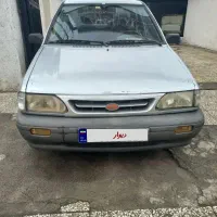 پراید نقره آبی بنزینی