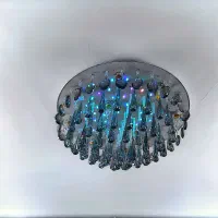 یک عددلوستر کریستال فلش خور هفت رنگ(خانه)