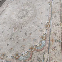 یک تخته فرش 1200شانه  قیطران کرم نسکافه ای