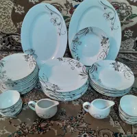 بشقاب چینی ۳۳ پارچه نونوی فقط ۲ بار استفاده شده