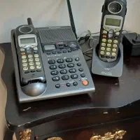 تلفن پاناسونیک اصل، بیسیم ،با دو گوشی