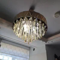 لوستر اشپزخانه کریستالی (نو)
