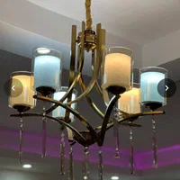 لوستر6شعله|لوستر و چراغ آویز|رشت, حمیدیان|دیوار