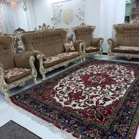 مبل ۷ نفره  و میز عسلی ست