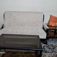مبل هفت نفره راحتی با میز و۲ میز عسلی