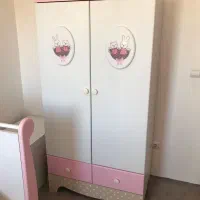 سرویس خواب کودک و نوجوان آپادانا مدل رابیت + تشک|تخت و سرویس خواب|خوی, |دیوار