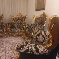 مبل کلاسیک  ورق طلا