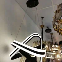 لوستر کریستالی/ شیک و ارزان همراه ریموت کنترل|لوستر و چراغ آویز|قرچک, مهدیه|دیوار