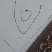 گردنبند و دستبند استیل