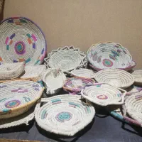 حصیر و گلدان|صنایع دستی و سایر لوازم تزئینی|کرمان, |دیوار