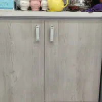 کابینت فلزی با گاز پنج شعله و سینگ|آب‌چکان و نظم‌دهنده ظروف|بلبان آباد, |دیوار