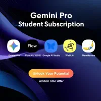 اکانت یکساله جمنای پرو Gemini Proمعتبر UK تضمینی