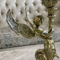 ظرف شیرینی خوری پذیرایی طلایی طرح فرشته|ظروف سرو و پذیرایی|مشهد, خواجه ربیع|دیوار