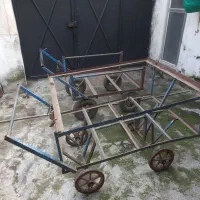 گاری ، طبق ، چتر و سینی