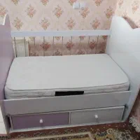 تخت خواب گهواره شو کودک با تشک