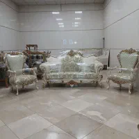 مبل ۷ نفره مدل تک گل افسون به همراه میزوعسلی|مبلمان خانگی و میز عسلی|رشت, آزادگان|دیوار