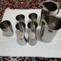 تنگ ولیوان استیل قدیمی سنگین|ظروف سرو و پذیرایی|شیراز, نصر|دیوار