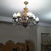 ۲لوستر برنجی