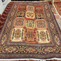 قالیچه دستباف نقشه خشتی کاشان