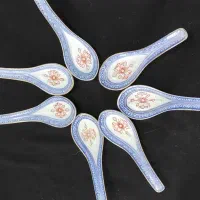 هفت عددقاشق سوپ خوری یا آجیل خوری قدیمی آنتیک