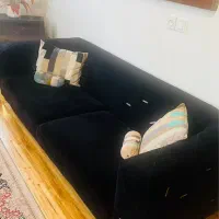 مبلمان راحتی ۸نفره طوسی مشکی