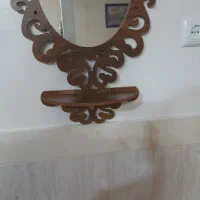 آینه چوبی|آینه|قم, در بهشت|دیوار