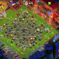 فروش اکانت کلش تان ۱۷ تاق با دوتا پایین تر