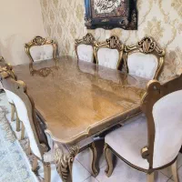 یکدست مبل استیل 9نفره ونهارخوری 8نفره