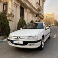 پژو پارس سفید مدل 1400 بی رنگ سلامت