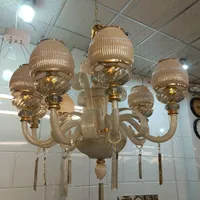 لوستر کریستالی خارجی|لوستر و چراغ آویز|قم, باغ شریفی|دیوار