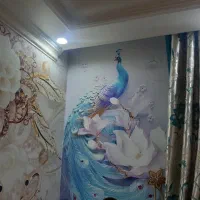 نقاشی ساختمان و کاغذ دیواری