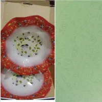 دوعدد پارچ گلدیسی دوطرف گل و میوه خوری وشیرینی|ظروف سرو و پذیرایی|بهبهان, |دیوار