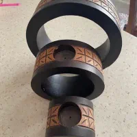 جا شمعی حلقه ایی سه تکه