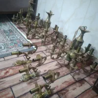 لوستر برنزی|لوستر و چراغ آویز|همدان, |دیوار