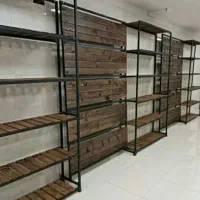 چوب لباسی رخت اویز بند قفسه دار پیشخوان رگال ۶۴