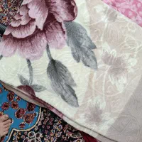 پتو گلبافت دونفره خیلی ضخیم در حد نو