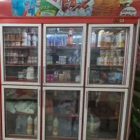 یخچال  فریزر۶درب باموتور ایتالیایی  وقفسه فروشگاهی