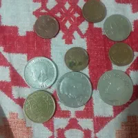 ۹عدد سکه ی خارجی