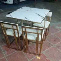 میز ناهارخوری غذاخوری کمجا فلزی شرکتی ضمانت دار