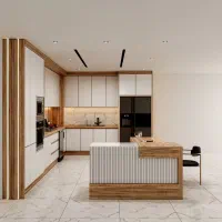 منشی خانم دو شیفت کار در نمایشگاه کابینت