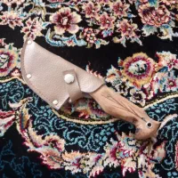 چاقو  اینه کاری شده  غلاف دار|کوهنوردی و کمپینگ|اصفهان, شهرک کوثر|دیوار