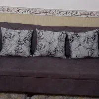 8عدد کوسن رنگ طوسی ماربل