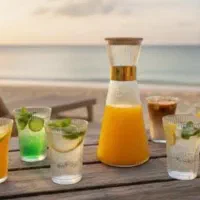 شیشه پیریکس و بامبو عمده و تک|ظروف سرو و پذیرایی|بندر گناوه, |دیوار