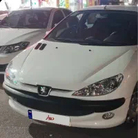 ۲۰۶تیپ ۲مدل ۹۰سفید