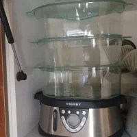 بخار پز کاملا نو.حتی یکبار هم استفاده نشده
