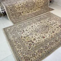 سه تخته ۶ متری کاشان جفت گوشتدار کرم رنگ|فرش|همدان, |دیوار