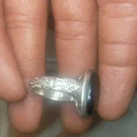 انگشتر نقره سنگ شفت العبد